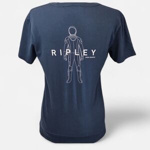 SpaceX Ripley Womens Navy Tee, Size Large